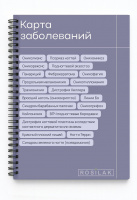 Карта заболеваний ногтей, печатное пособие